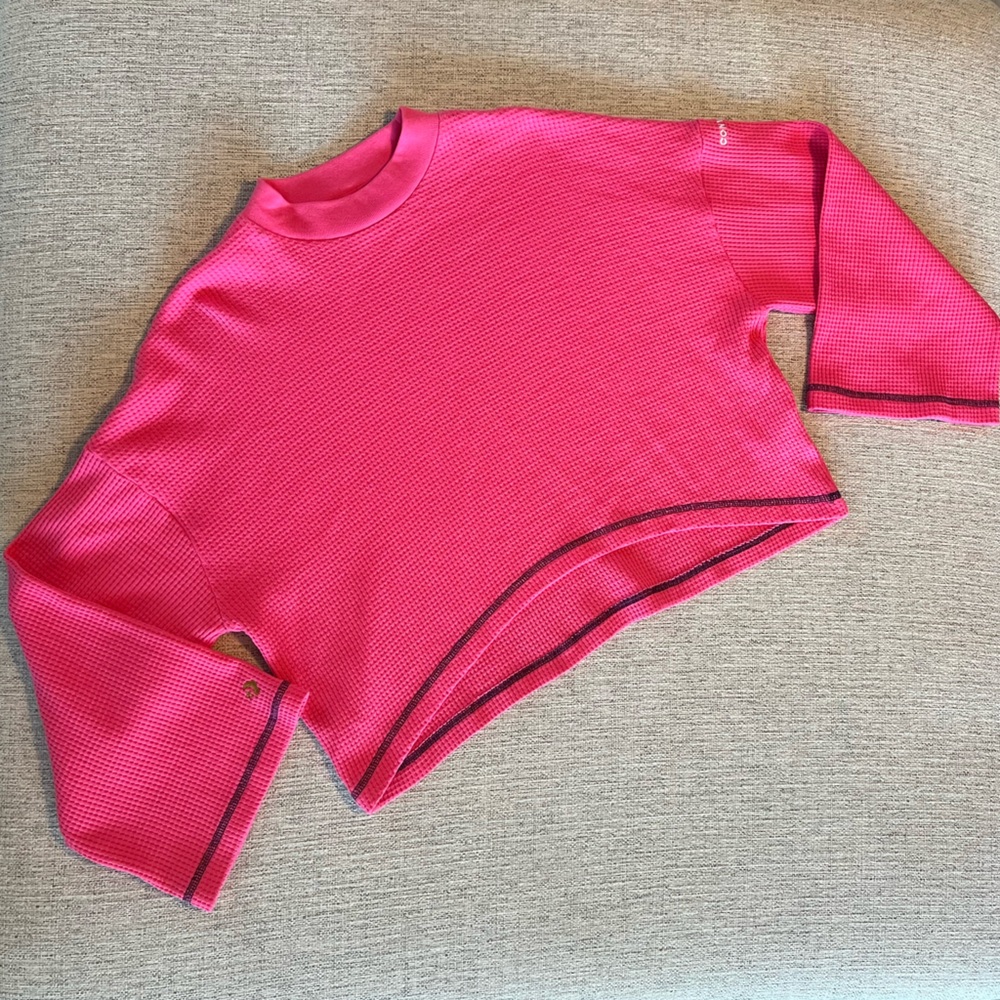 Converse Pink Textured Top